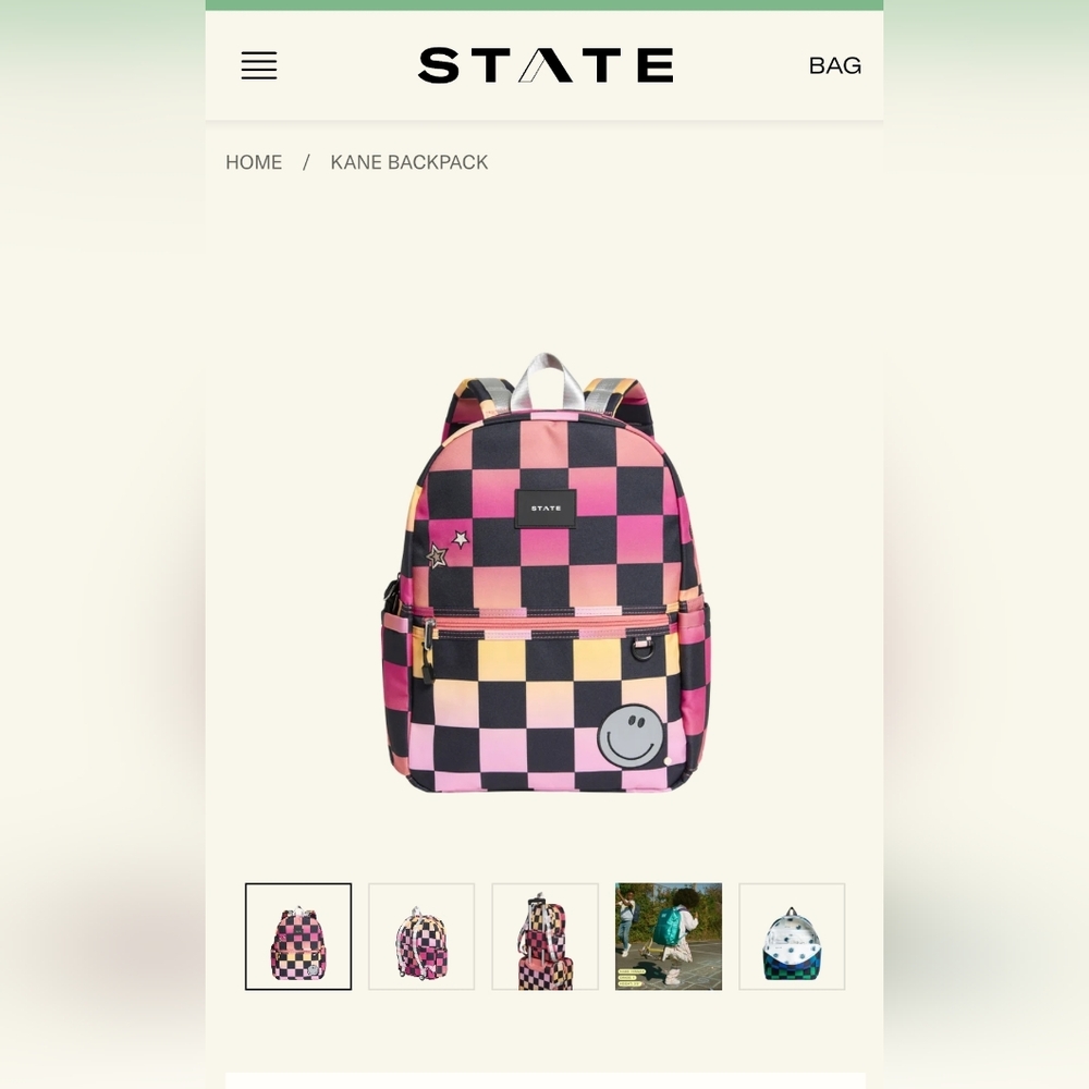 STATE BAGS Kane Backpack NWT